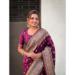 Picture of Fine Silk Saddle Brown Saree