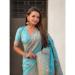 Picture of Marvelous Silk Sky Blue Saree