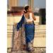 Picture of Delightful Silk Steel Blue Saree