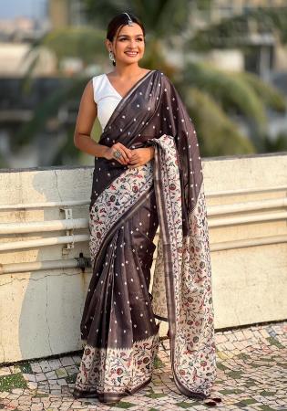 Picture of Sublime Silk Black Saree