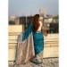 Picture of Wonderful Silk Dark Cyan Saree