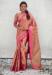 Picture of Superb Linen Deep Pink Saree