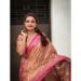 Picture of Superb Linen Deep Pink Saree