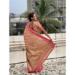 Picture of Superb Linen Deep Pink Saree