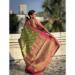 Picture of Nice Linen Lime Green Saree