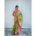 Picture of Nice Linen Lime Green Saree