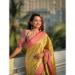 Picture of Magnificent Linen Dark Khaki Saree