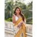 Picture of Delightful Silk Antique White Saree