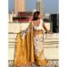 Picture of Delightful Silk Antique White Saree