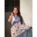 Picture of Excellent Silk Light Slate Grey Saree