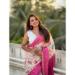 Picture of Shapely Silk Thistle Saree