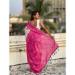 Picture of Shapely Silk Thistle Saree