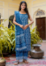 Picture of Elegant Cotton Midnight Blue Readymade Salwar Kameez