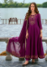 Picture of Classy Silk Purple Readymade Salwar Kameez