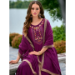 Picture of Classy Silk Purple Readymade Salwar Kameez