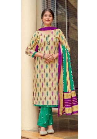 Picture of Excellent Cotton Rosy Brown Readymade Salwar Kameez