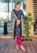 Picture of Cotton Dark Slate Grey Readymade Salwar Kameez