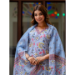 Picture of Cotton Light Slate Grey Readymade Salwar Kameez