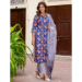 Picture of Fine Cotton Midnight Blue Readymade Salwar Kameez