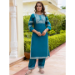 Picture of Resplendent Rayon Teal Readymade Salwar Kameez