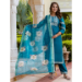 Picture of Resplendent Rayon Teal Readymade Salwar Kameez