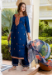 Picture of Elegant Rayon Teal Readymade Salwar Kameez