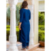 Picture of Elegant Rayon Teal Readymade Salwar Kameez