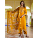 Picture of Alluring Rayon Dark Orange Readymade Salwar Kameez