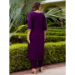 Picture of Marvelous Rayon Purple Readymade Salwar Kameez