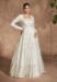 Picture of Chiffon & Georgette Off White Lehenga Choli