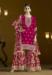 Picture of Chiffon Light Pink Straight Cut Salwar Kameez