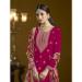 Picture of Chiffon Light Pink Straight Cut Salwar Kameez