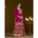 Picture of Chiffon Light Pink Straight Cut Salwar Kameez