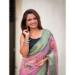 Picture of Bewitching Chiffon Cadet Blue Saree