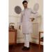 Picture of Resplendent Chiffon & Silk Silver Kurtas