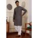 Picture of Superb Chiffon & Silk Dim Gray Kurtas