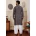 Picture of Superb Chiffon & Silk Dim Gray Kurtas