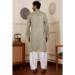 Picture of Charming Chiffon & Silk Rosy Brown Kurtas