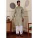 Picture of Charming Chiffon & Silk Rosy Brown Kurtas