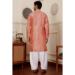 Picture of Pretty Chiffon & Silk Indian Red Kurtas