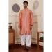 Picture of Pretty Chiffon & Silk Indian Red Kurtas