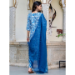 Picture of Fine Cotton Navy Blue Readymade Salwar Kameez