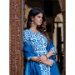 Picture of Fine Cotton Navy Blue Readymade Salwar Kameez