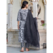 Picture of Cotton Dark Slate Grey Readymade Salwar Kameez