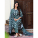 Picture of Fine Cotton Cadet Blue Readymade Salwar Kameez