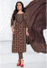 Picture of Cotton Dark Olive Green Readymade Salwar Kameez