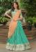 Picture of Charming Cotton Medium Aqua Marine Lehenga Choli