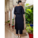 Picture of Statuesque Silk Black Readymade Salwar Kameez