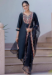 Picture of Statuesque Silk Black Readymade Salwar Kameez