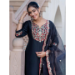 Picture of Statuesque Silk Black Readymade Salwar Kameez